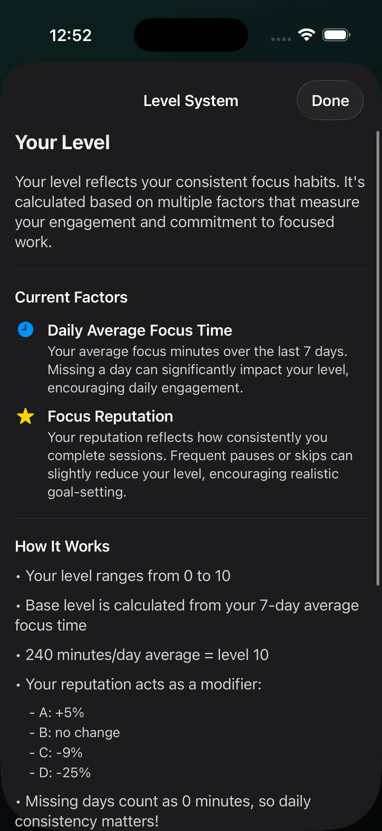 PomoFocus App Screenshot 4